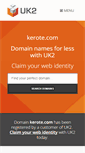 Mobile Screenshot of kerote.com